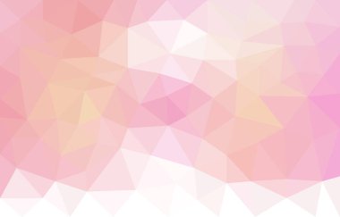 Pastel Pembe Üçgen Üçgen Düzenleme Çokgen Tasarımı Arkaplanı