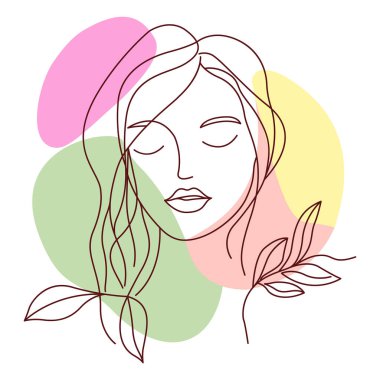 Doğa ile Güzel Kız Yüzü Doğal Güzellik Bakımı İçin Bitki Bırakıyor