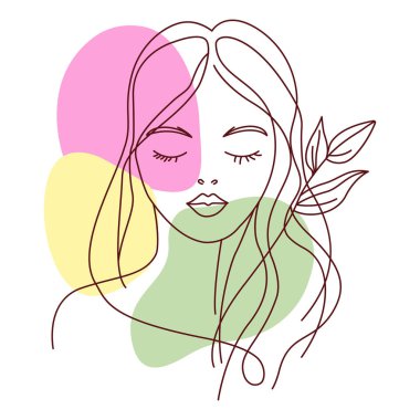 Doğa ile Güzel Kız Yüzü Doğal Güzellik Bakımı İçin Bitki Bırakıyor