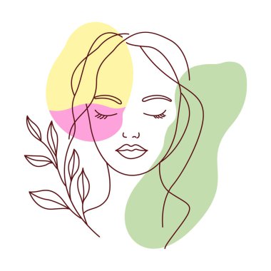 Doğa ile Güzel Kız Yüzü Doğal Güzellik Bakımı İçin Bitki Bırakıyor