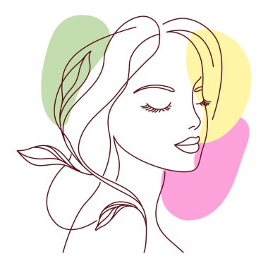 Doğa ile Güzel Kız Yüzü Doğal Güzellik Bakımı İçin Bitki Bırakıyor