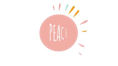 Romantik Çiçekte Barışın Görüntüsü Çiçek Yaprakları Çember Çerçevesi Arkaplanı Yapıyor