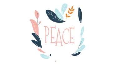 Romantik Aşk Çiçeğindeki Barışın Görüntüsü Çiçek Yaprakları Çerçeve Çerçevesi Yapıyor