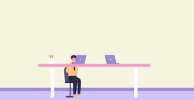 Ekip Çalışması İş Toplantısının Görüntüsü Ekranda Infographic ile Ofiste