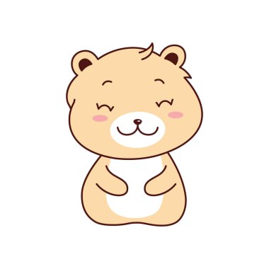 Şirin Kahverengi Aslan Aslan Kadın Büyük Kedi Hayvan Çizgi Filmi Karakteri Mutlu İfadeli