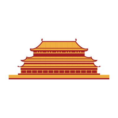 Altın Japon Pagoda Tapınağı Geleneksel Binası