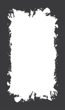 Özet Siyah Mürekkep Lekesi Sulu Sert Kırsal Çerçeve Arkaplanı Kopyalama Boşluğu