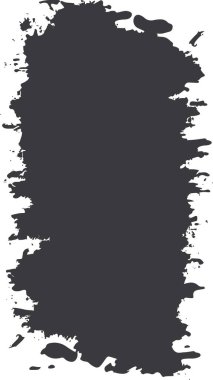 Özet Siyah Mürekkep Lekesi Sulu Sert Kırsal Çerçeve Arkaplanı Kopyalama Boşluğu