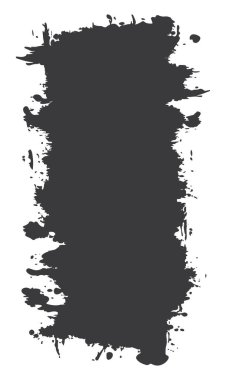 Özet Siyah Mürekkep Lekesi Sulu Sert Kırsal Çerçeve Arkaplanı Kopyalama Boşluğu