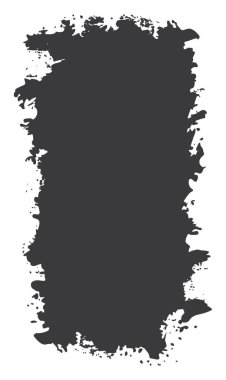 Özet Siyah Mürekkep Lekesi Sulu Sert Kırsal Çerçeve Arkaplanı Kopyalama Boşluğu