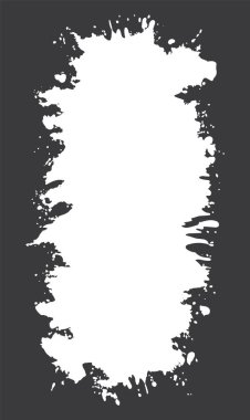 Özet Siyah Mürekkep Lekesi Sulu Sert Kırsal Çerçeve Arkaplanı Kopyalama Boşluğu