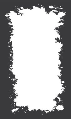 Özet Siyah Mürekkep Lekesi Sulu Sert Kırsal Çerçeve Arkaplanı Kopyalama Boşluğu