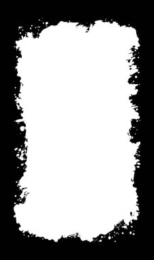 Dikey Siyah Rustik Kabataslak Çerçeve Arkaplan Beyaz Kopya Boşluğu ile Vintage Retro Biçimi