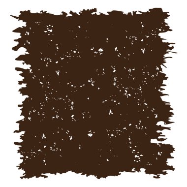 Kare Koyu Kahverengi Kırsal Kaba Yırtık Kağıt Çerçeve Arkaplan Retro Biçimi Kopyalama Boşluğu