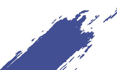 Ayrı Beyaz Yatay Arkaplanda Soyut Mor Boya Fırça Vuruşu