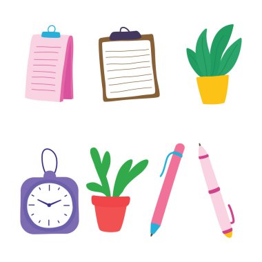 Renkli İşletme Fakültesi Kağıt Notlar, Kalem Yerleştirme Saatleri