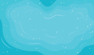 Huzurlu ve Huzurlu Göl 'ün Sakin Derin Mavi Merkezi' nin Havadan Üst Görünümü