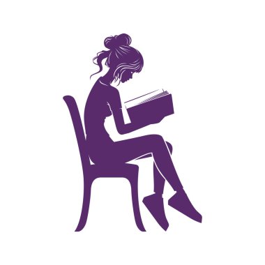 Bayan Genç Sandalyede Sakince Okuyor