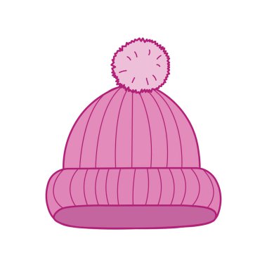 Şirin Pom-Pom Beanie Şapkalar Yumuşak Pembe Renkli