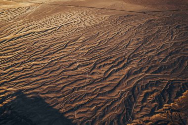 Valle de la Luna Ay Vadisi 'nin güzel manzarası San Pedro de Atacama Çölü Şili. Yüksek kalite fotoğraf