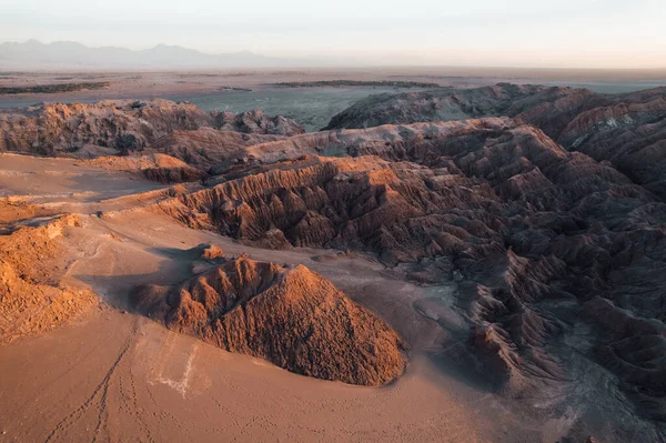 美しい景色Valle Luna Moon Valley San Pedro Atacama砂漠チリ 高品質の写真 — ストック写真