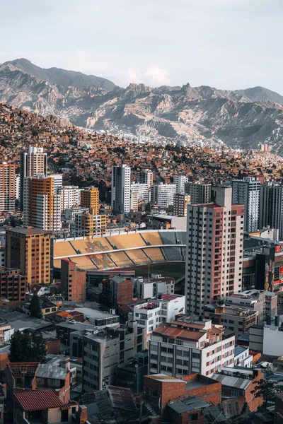 Amazing Panoramic View Capital Bolivia Paz South America Alto High Stock Photo