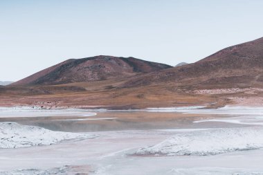 Piedras Rojas Kızıl Kayalar Gölü, San Pedro de Atacama Şili. Yüksek kalite fotoğraf