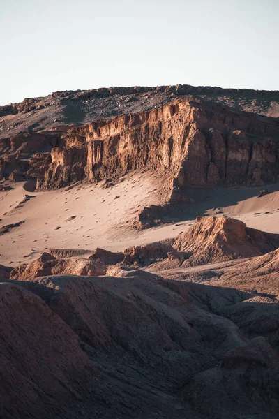 Prachtig Uitzicht Valle Luna Moon Valley San Pedro Atacama Woestijn — Stockfoto