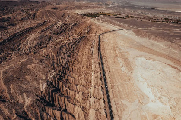 stock image Beautiful view of Valle de la Luna Moon Valley San Pedro de Atacama Desert Chile. High quality photo