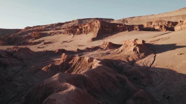 Valle Luna Vadisi San Pedro Atacama Çölü Nün Güzel Insansız — Stok video