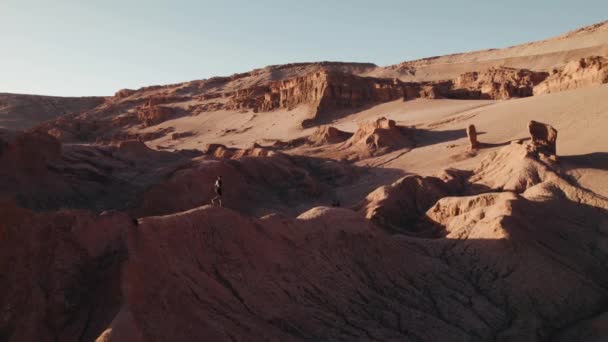 Krásný Výhled Údolí Valle Luna Moon Valley San Pedro Atacama — Stock video