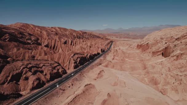 산페드로데 아타카마 사막의 발레데라 계곡의 아름다운 고품질 — 비디오