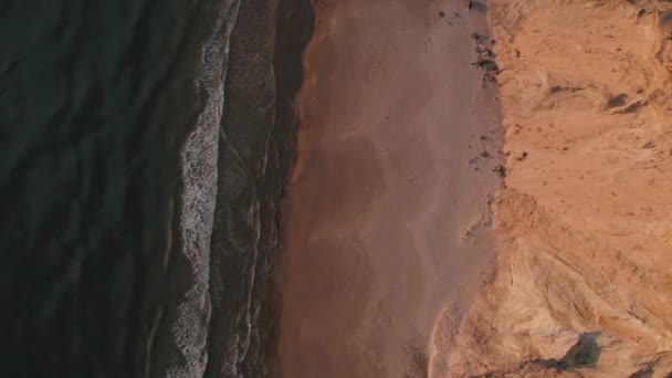 Images Drones Sur Littoral Lonstrup Lokken Près Rubjerg Knude Danemark — Video