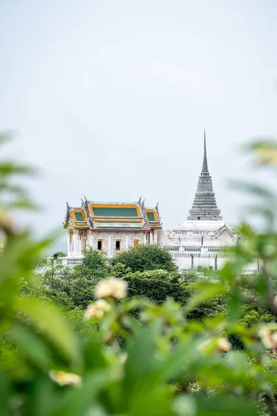 Wat Maha Samanaram Ratchaworawihan Tempio Wat Khao Wang Phetchaburi Thailandia — Foto Stock