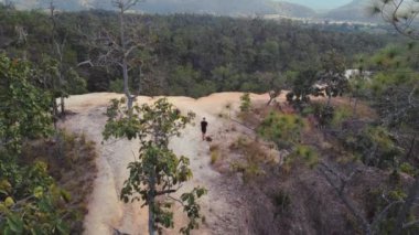 Kuzey Tayland, Pai Canyon, Kuzey Tayland, Chiang Mai Vilayeti 'nin gün batımı manzarası. Yüksek kaliteli FullHD görüntüler