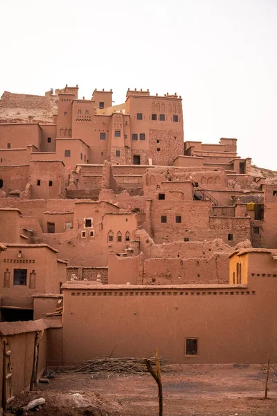 Dettagli Della Città Fortezza Ait Benhaddou Vicino Ouarzazate Marocco Foto — Foto Stock