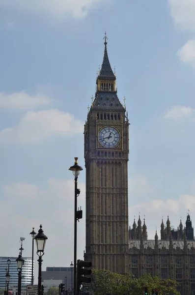 Westminster Londýně Krásná Věž Velkou Historií — Stock fotografie
