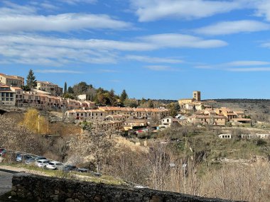 İspanya 'nın eski şehrinin manzarası