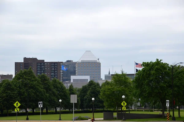 Panorama Downtown Paul Capital Cidade Minnesota — Fotografia de Stock
