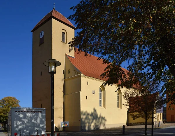 Historische Kirche Der Altstadt Von Rheinsberg Brandenburg — Stockfoto