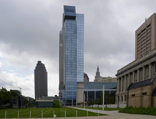 Panorama Centro Cleveland Ohio — Fotografia de Stock