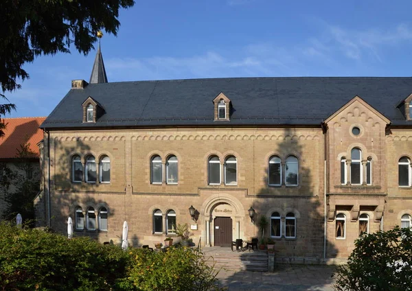 Исторический Замок Монастырь Городе Ильзенбург Саксония — стоковое фото