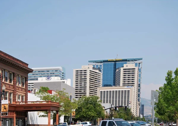 Panorama Downtown Salt Lake City Capital Utah — Stock Photo, Image