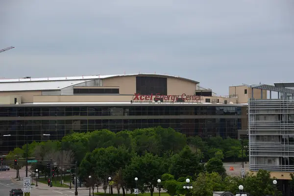 Modern Arena Paul Belvárosában Minnesota Fővárosában — Stock Fotó