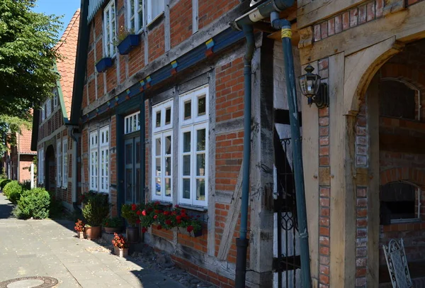 Historical Building Village Ahlden River Aller Lower Saxony — Foto Stock