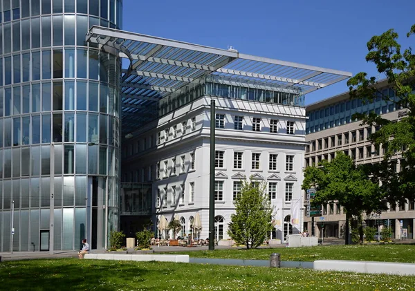 stock image Panorama of Downtown Duesseldorf, the Capital City og North Rhine - Westphalia