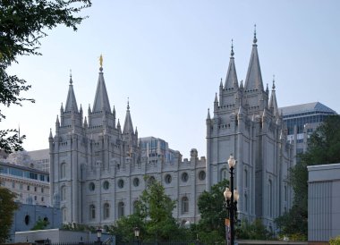 Salt Lake City 'deki tapınak, Utah' ın başkenti.