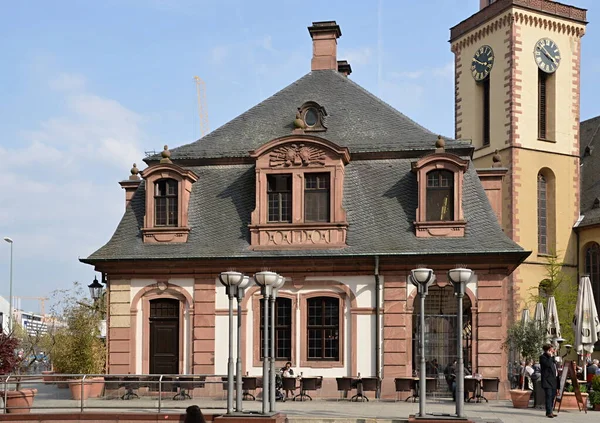 Bâtiments Historiques Dans Centre Ville Francfort Bord Rivière Main Hesse — Photo
