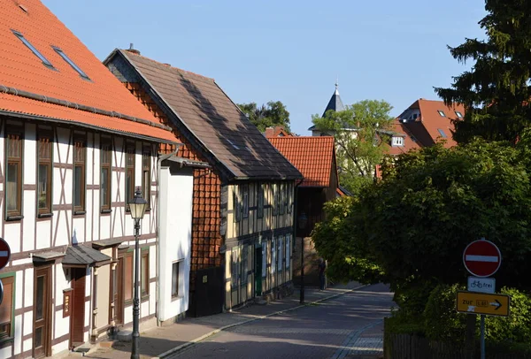 Ilsenburg Saksonya Daki Tarihi Binalar Anhalt — Stok fotoğraf