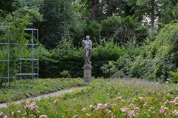 Parc Jardin Français Dans Vieille Ville Celle Basse Saxe — Photo